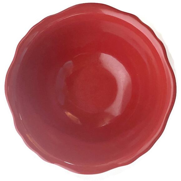 Pioneer Woman Blossom Jubilee Matching Plate and Footed Bowl Set of 2 Red Yellow - Picture 6 of 8